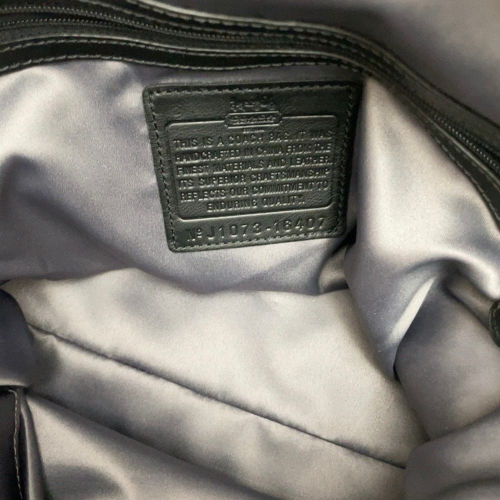 COACH Studded Flagship Ella Bag in Black - Picture 6 of 10